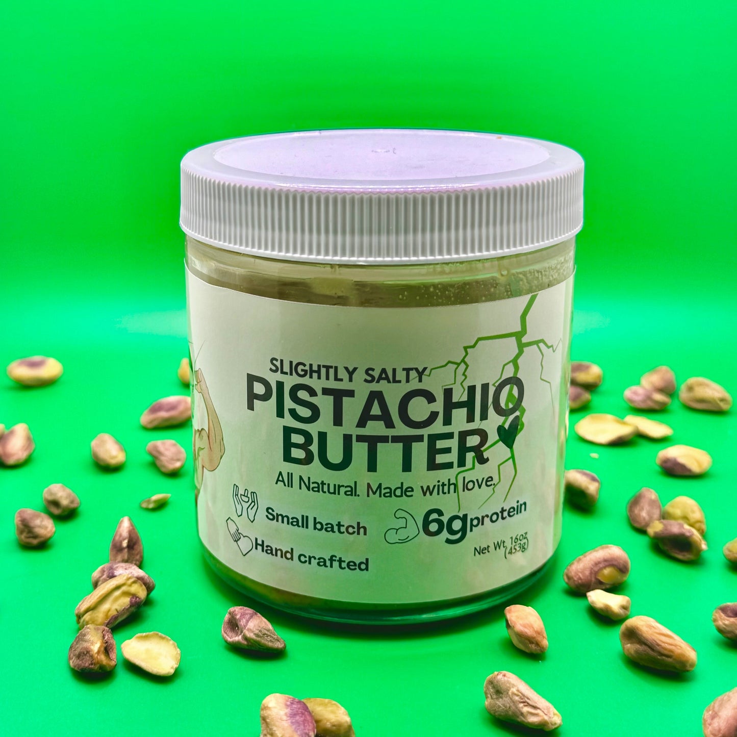 Slightly Salty Pistachio Butter