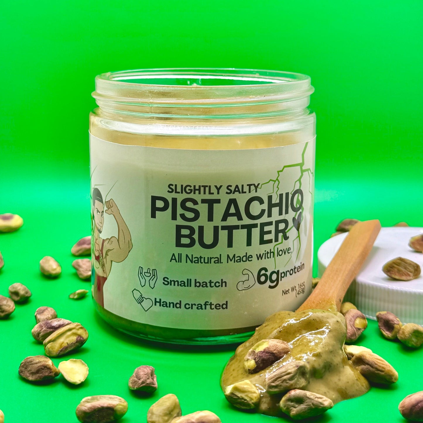 Slightly Salty Pistachio Butter