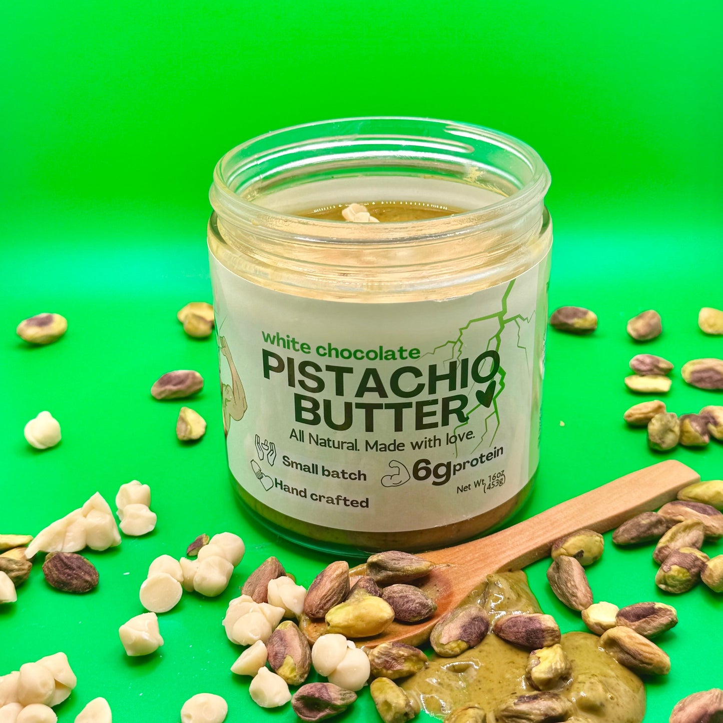 White Chocolate Pistachio Butter